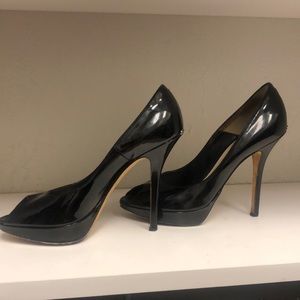Authentic Dior peep toe heels